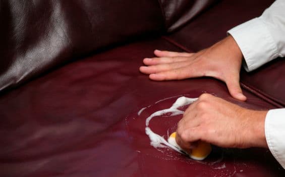 Leather cleaning services